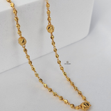 LINE CUTTING BEADED CHAIN