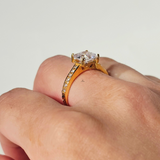 SQUARE CUT RING