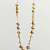 BEADED STATION BOX CHAIN