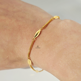 TWO STRAND GOLD BRACELET