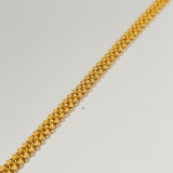 DOTTED LINK FLAT BRACELET