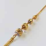 TWO TONE BEADED BRACELET