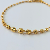 BEADED DIAMOND CUT BRACELET