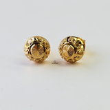 INTRICATE DESIGN CIRCLE STUDS