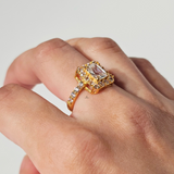 CUSHION CUT HALO RING