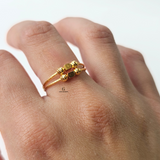 DAINTY BEADED RING