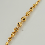 BEADED DIAMOND CUT BRACELET