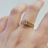 SINGLE STONE ITALIAN RING