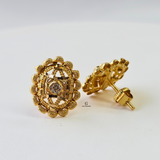 INTRICATE OVAL STUDS