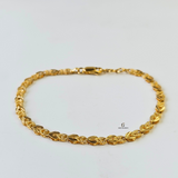 LEAF CUTTING FLAT BRACELET