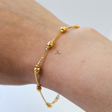 INTRICATE SWIRL BEADS BRACELET