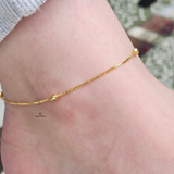 LIGHTWEIGHT BEADED STATION ANKLET