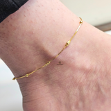 LIGHTWEIGHT BEADED STATION ANKLET