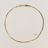 THIN SNAKE CHAIN ANKLET
