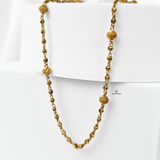GOLD DOTTED 10 BEADS CHAIN