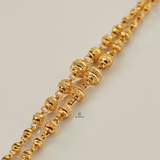 DOUBLE LAYERED BEADED BRACELET