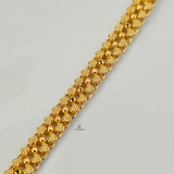 DOTTED LINK FLAT BRACELET