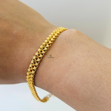 DOTTED LINK FLAT BRACELET