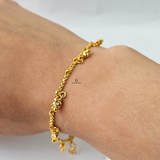 FLAT CHAIN TASSEL BRACELET