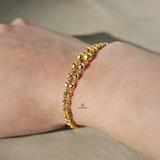 DOUBLE LAYERED BEADED BRACELET