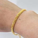 FLAT DOTTED THIN BRACELET
