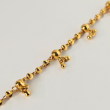 BEADED CHARM BRACELET