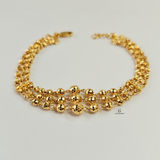 TRIPLE LAYERED BEADED BRACELET