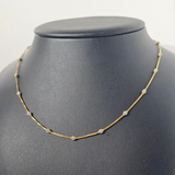 TWO TONE BEADED CHAIN