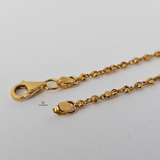 GOLD DOTTED 10 BEADS CHAIN