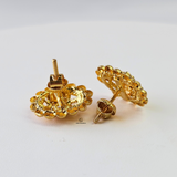 INTRICATE OVAL STUDS
