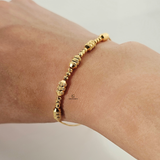 CENTRE BEADED TUBE BRACELET