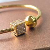 DIAMANTE CUFF BANGLE