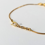 BEADED DIAMOND CUT BRACELET