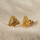 INTRICATE TRIANGLE STUDS