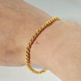 TWISTED CLUSTER BRACELET