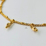 FLAT CHAIN TASSEL BRACELET