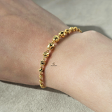 BEADED DIAMOND CUT BRACELET