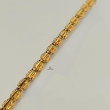 DIAMOND CUT LINK BRACELET