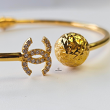 CC BALL CUFF BANGLE