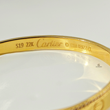 DIAMANTE SCREW DESIGN CUFF BANGLE