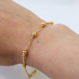 INTRICATE SWIRL BEADS BRACELET