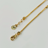 DAINTY BEADED STATION ANKLET