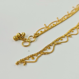 DRAPED CHAIN ANKLET