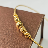 FACET BEAD BANGLE BRACELET