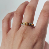 INTRICATE BOW DESIGN RING