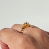 SINGLE STONE ITALIAN RING