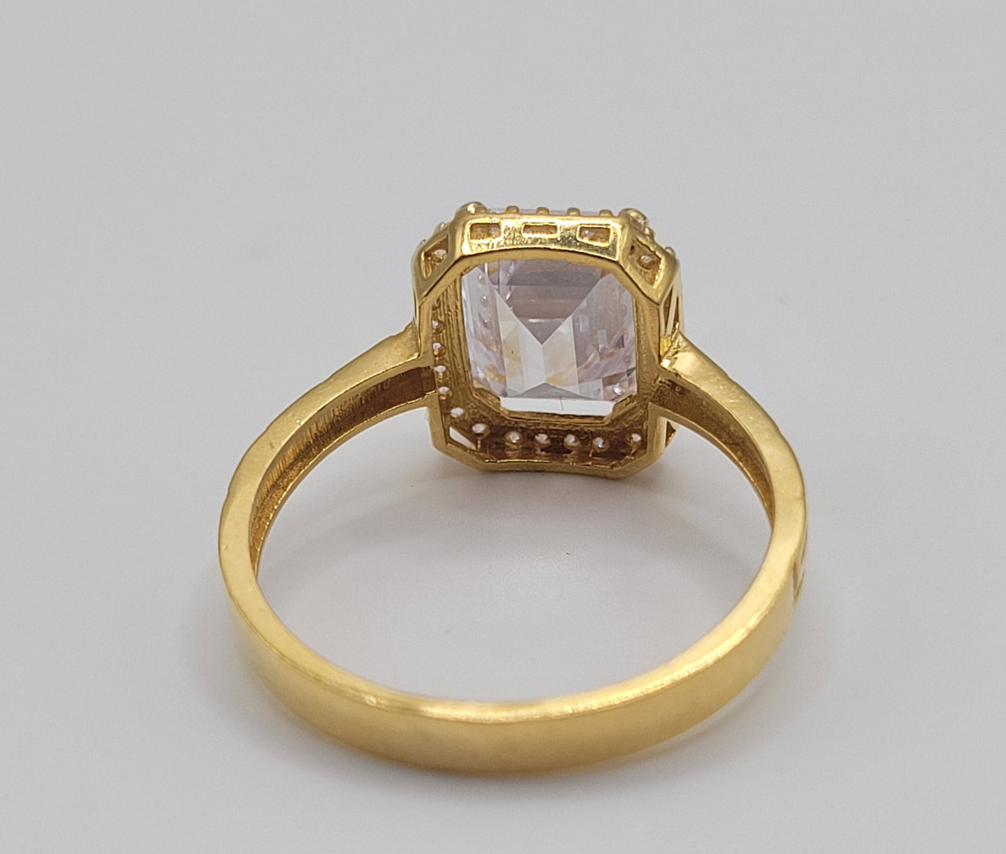 SQUARE-CUT GREEK DESIGN RING