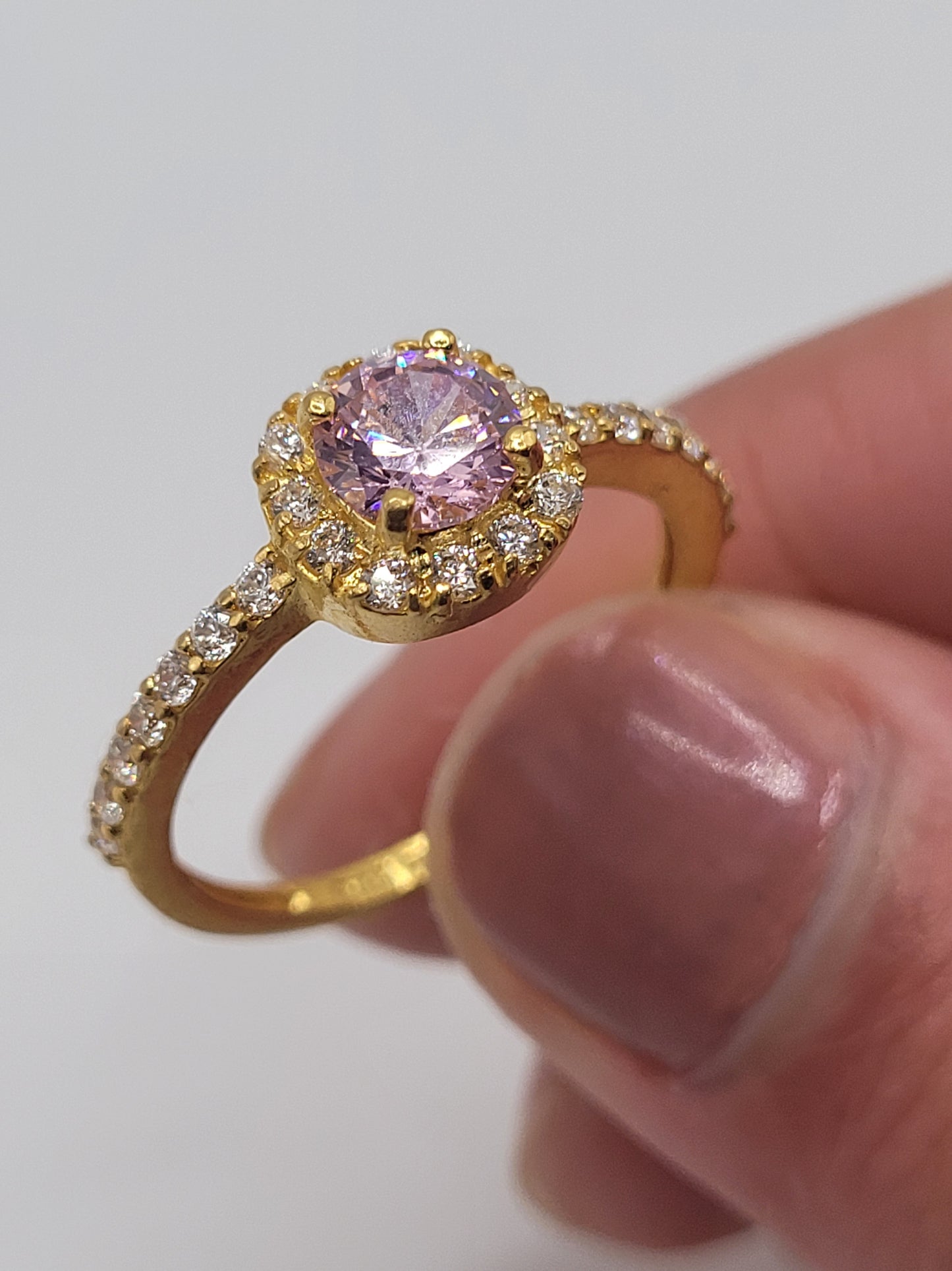 PINK HALO RING